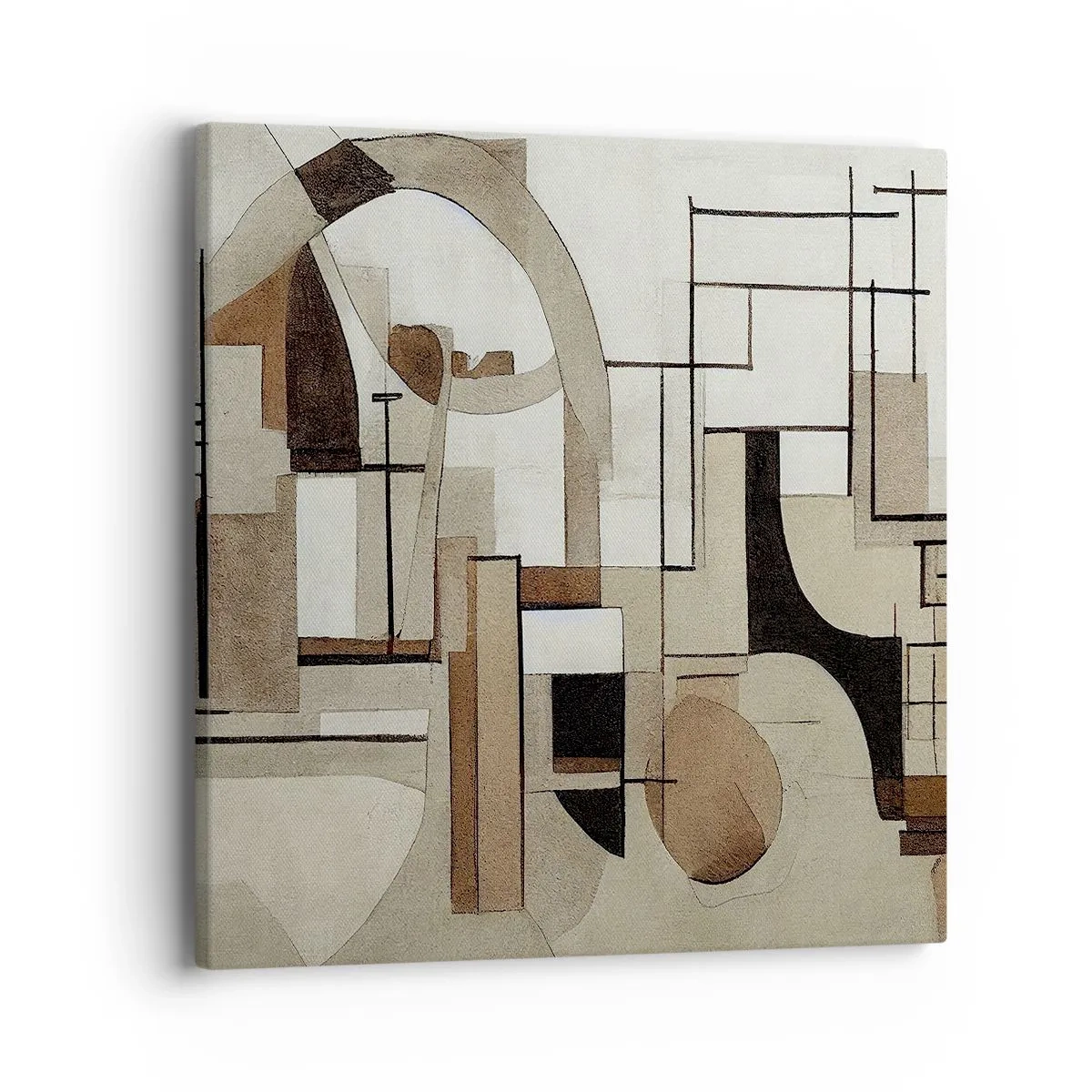 Quadro em tela - Paisagem urbana 2.0 - 40x40 cm