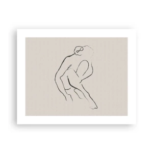 Pôster - Esboço íntimo - 50x40 cm