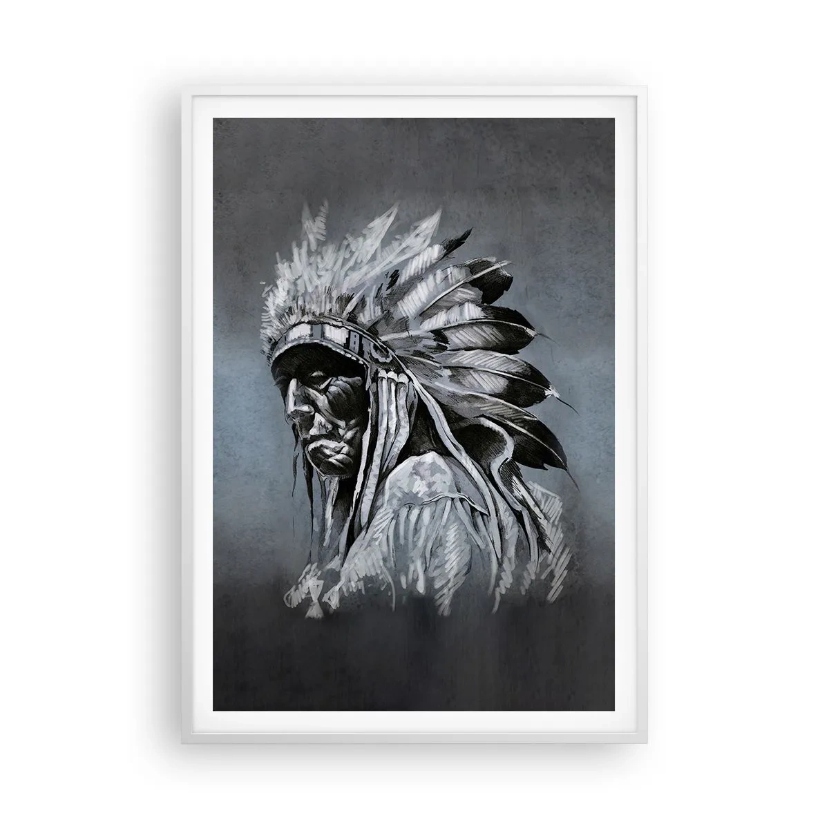 Pôster em moldura branca - De volta às raízes - 70x100 cm