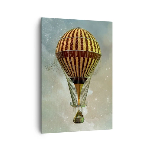 Quadro em tela - Voos pioneiros - 70x100 cm