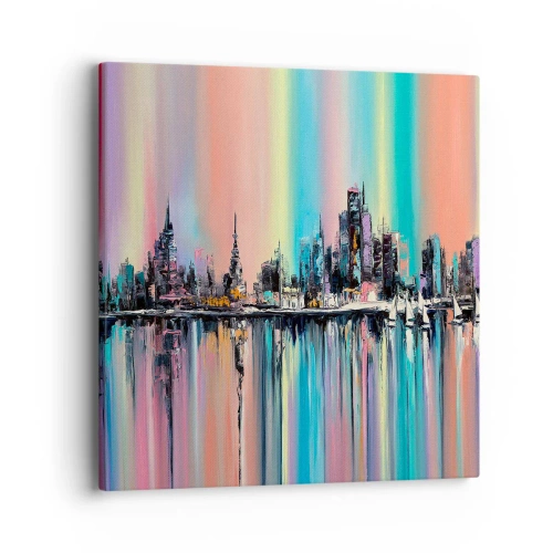 Quadro em tela - Brilho da noite - 40x40 cm