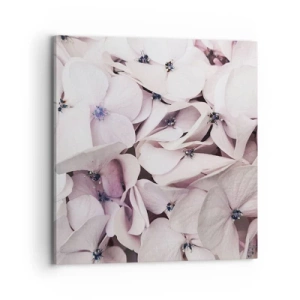 Quadro em tela - Em uma inundação de flores - 70x70 cm