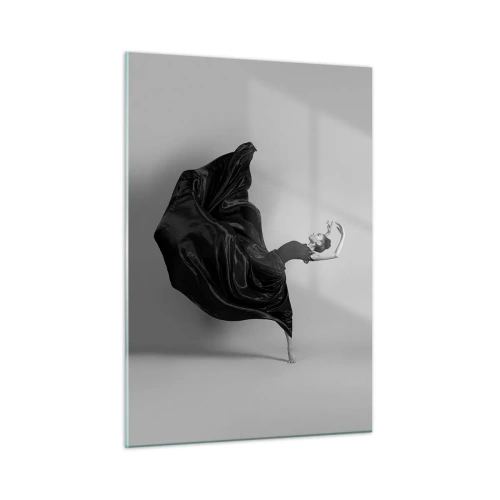 Quadro em vidro - Com as asas da música - 50x70 cm