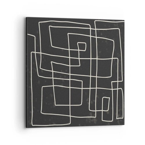 Quadro em tela - Não é tão simples - 70x70 cm