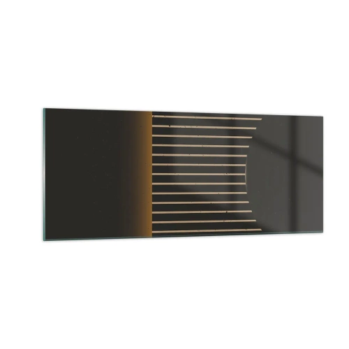 Quadro em vidro - Explorar a escuridão - 100x40 cm