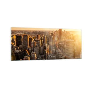 Quadro em vidro - Crescer ao sol - 100x40 cm