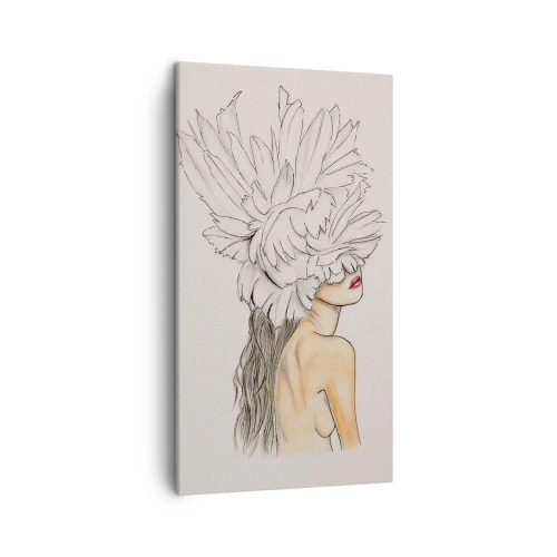 Quadro em tela - Beleza coroada - 45x80 cm