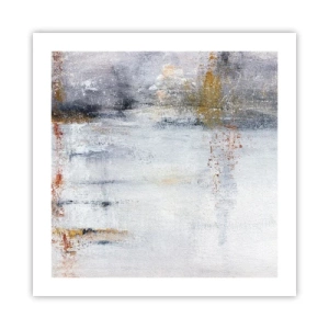 Pôster - Atrás da cortina de ar - 50x50 cm