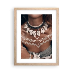 Pôster com moldura de carvalho claro - Talismãs, rituais de feminilidade - 30x40 cm