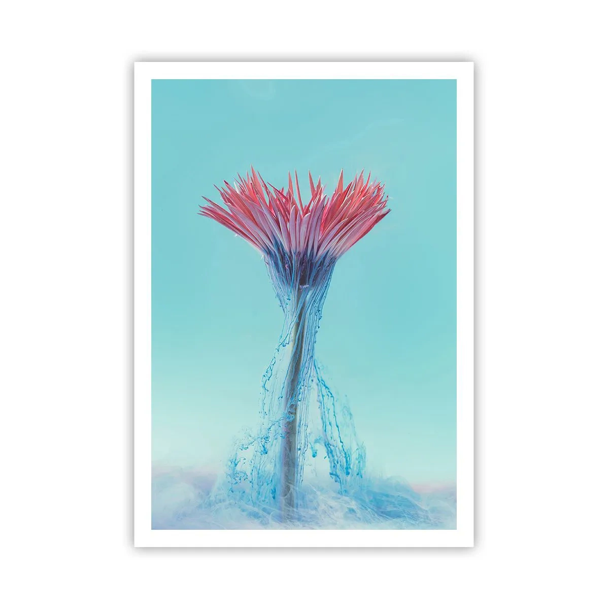 Pôster - Num abraço revigorante - 70x100 cm