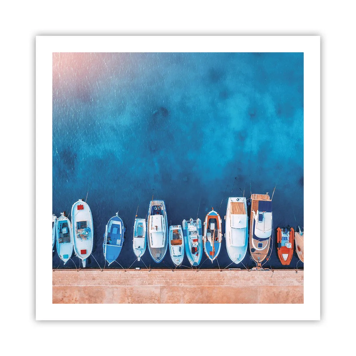 Pôster - Em uma fileira - 60x60 cm