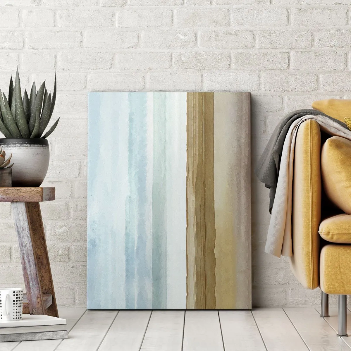 Quadro em tela - Serenidade - 45x80 cm