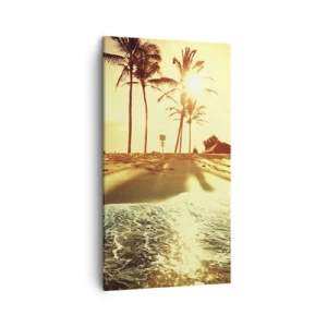 Quadro em tela - Califórnia à tarde - 45x80 cm