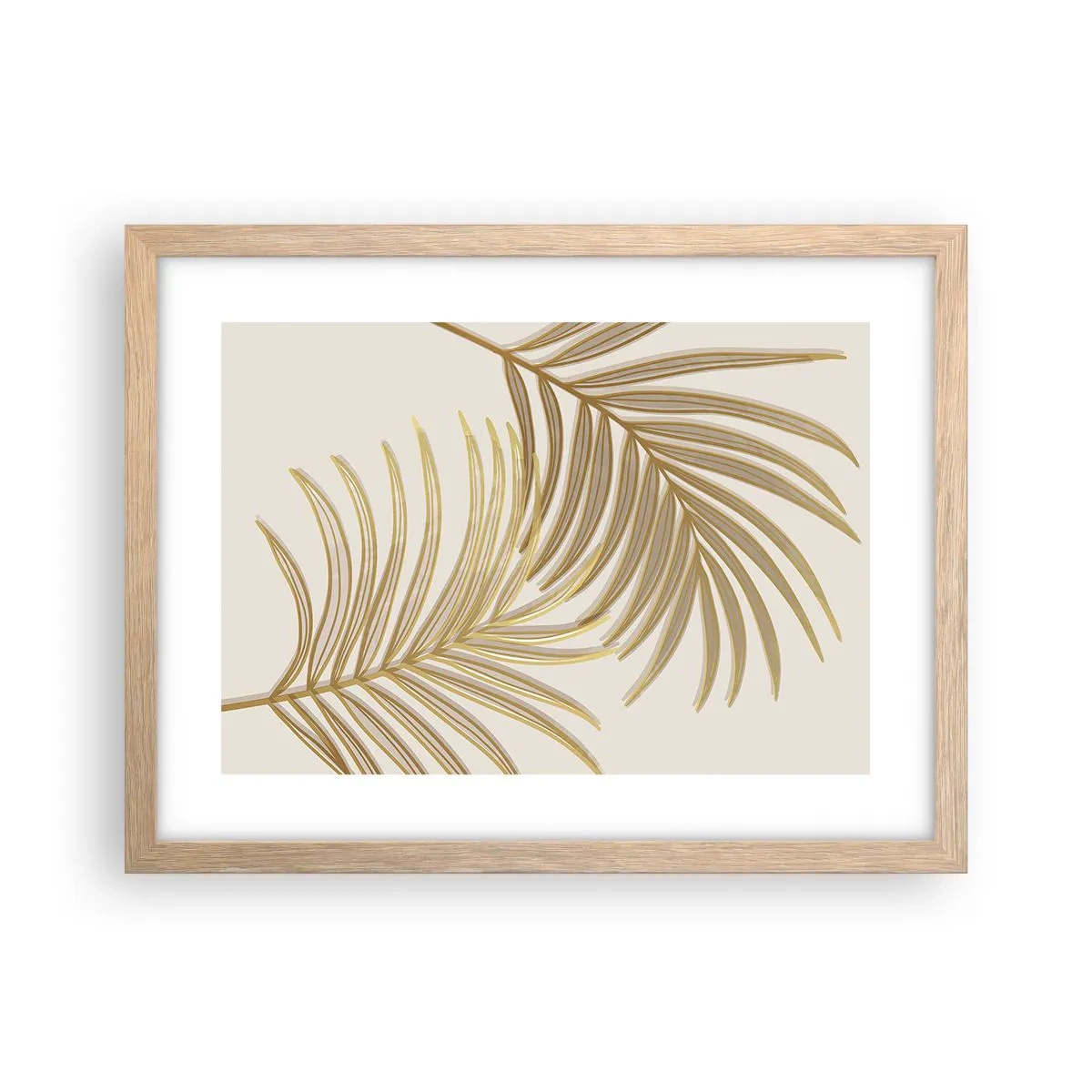 Pôster com moldura de carvalho claro - Palma de Ouro! - 40x30 cm