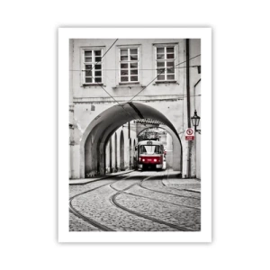 Pôster - Através do labirinto urbano - 50x70 cm