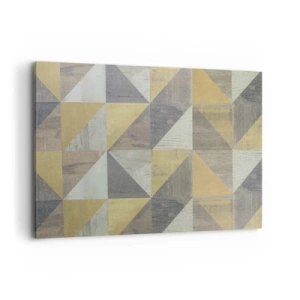 Quadro em tela - Em ângulo com um triângulo - 120x80 cm
