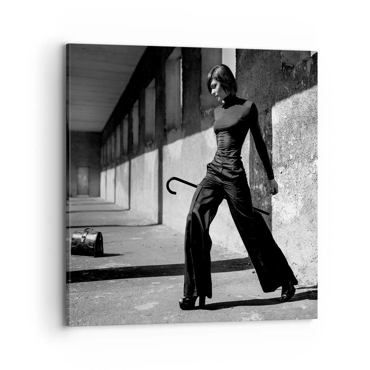 Quadro em tela - Elegância urbana - 70x70 cm