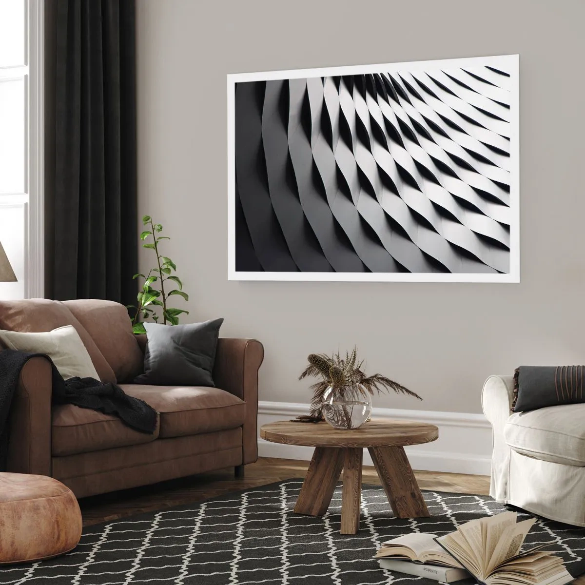 Pôster - Na superfície das ondas - 100x70 cm