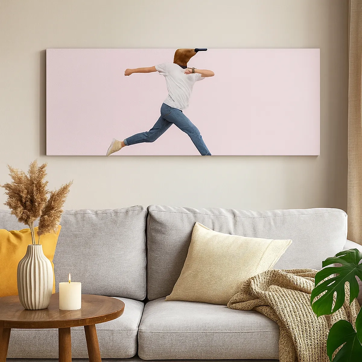 Quadro em tela - Uma pitada de absurdo - 30x30 cm