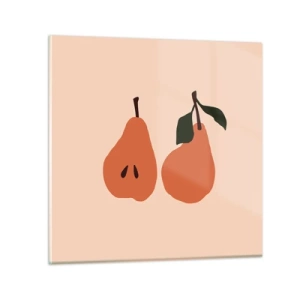 Quadro em vidro - A própria doçura - 70x70 cm