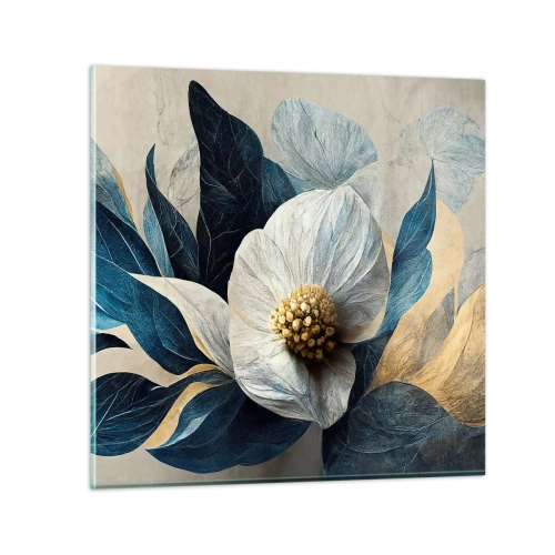 Quadro em vidro - Tem um coração de ouro - 40x40 cm