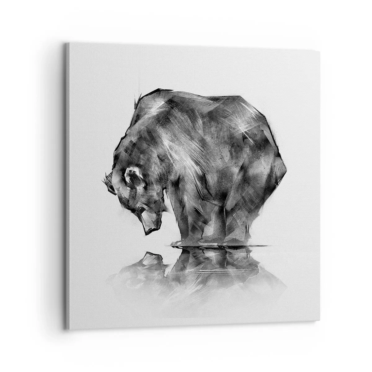 Quadro em tela - É bom ver alguém próximo - 60x60 cm