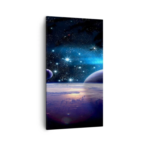 Quadro em tela - Ainda sozinhos? - 45x80 cm