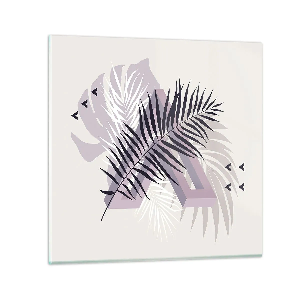 Quadro em vidro - A sombra de uma sombra - 70x70 cm