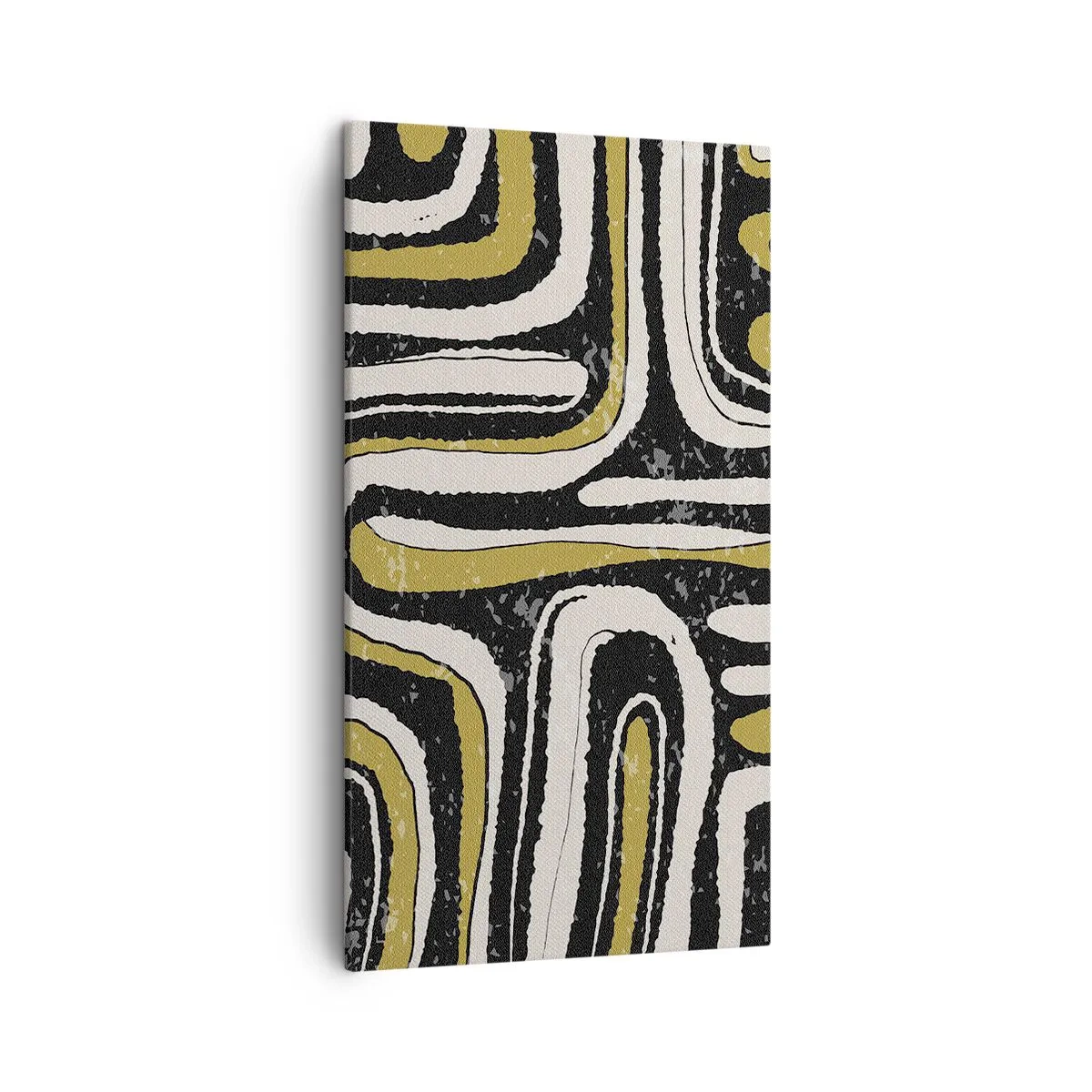 Quadro em tela - Composição: estradas e becos - 45x80 cm