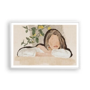 Pôster em moldura branca - Beleza do sul - 91x61 cm