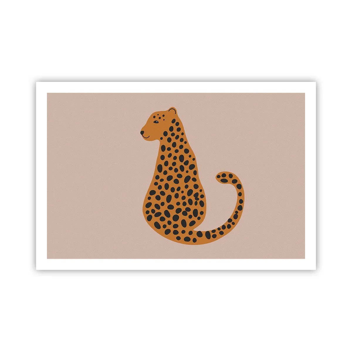 Pôster - A estampa de leopardo está na moda - 91x61 cm