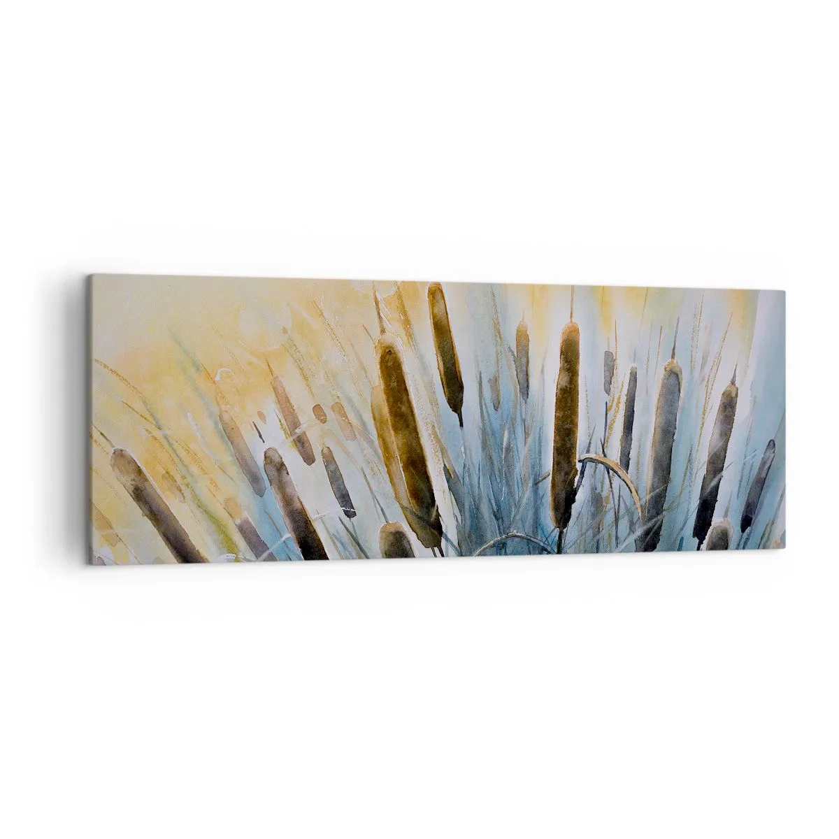 Quadro em tela - O frio da água, o calor do sol - 140x50 cm