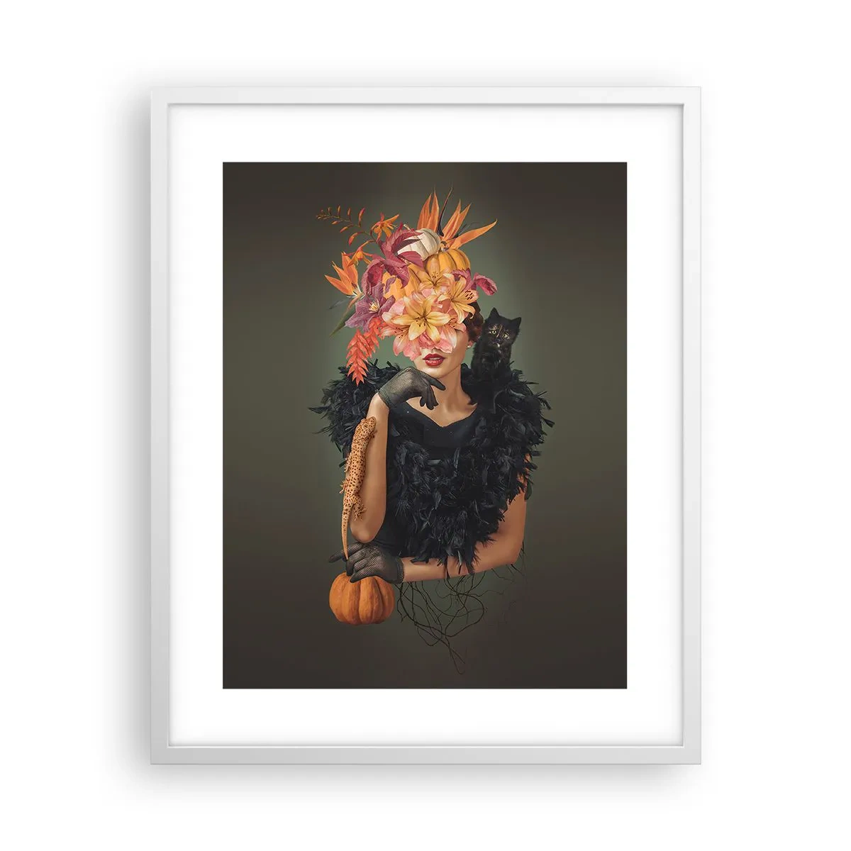 Pôster em moldura branca - O feitiço da bruxa - 40x50 cm