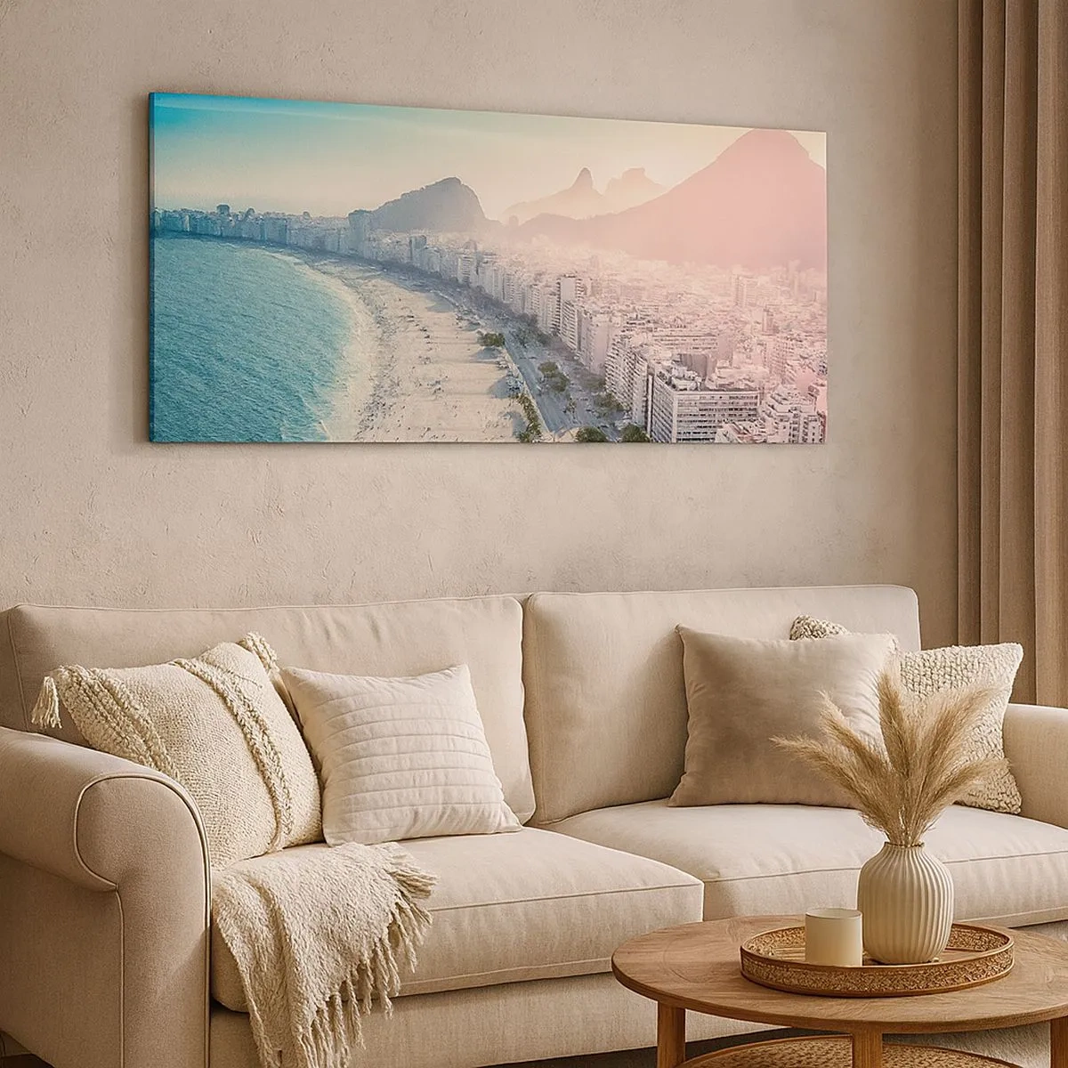 Quadro em tela - Férias eternas no Rio - 100x40 cm