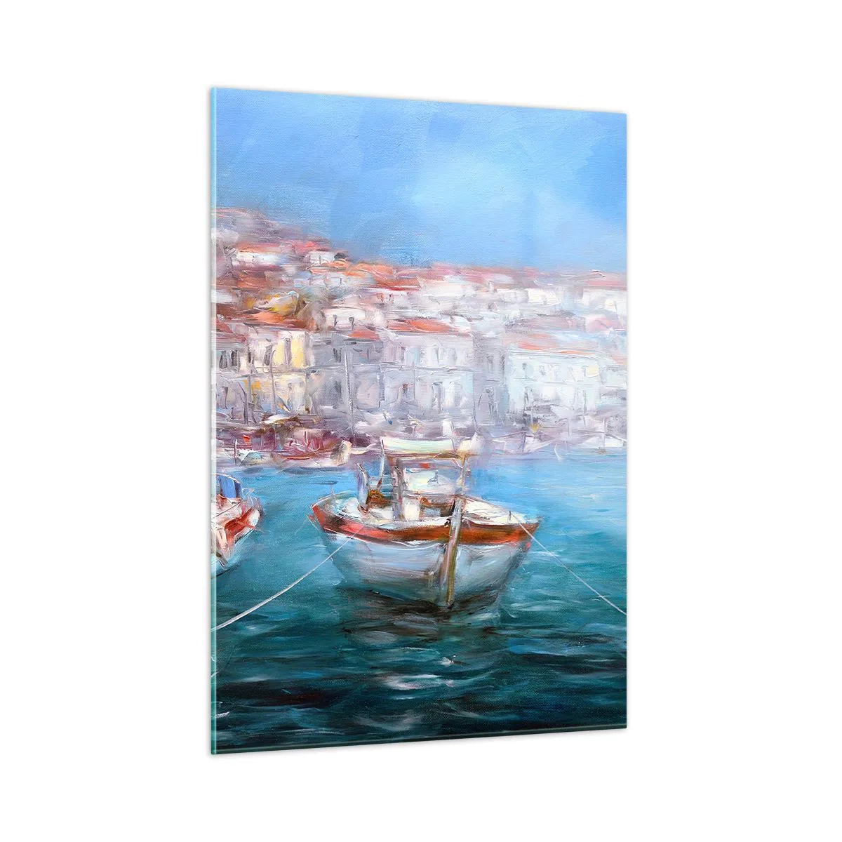Quadro em vidro - Baía italiana - 50x70 cm