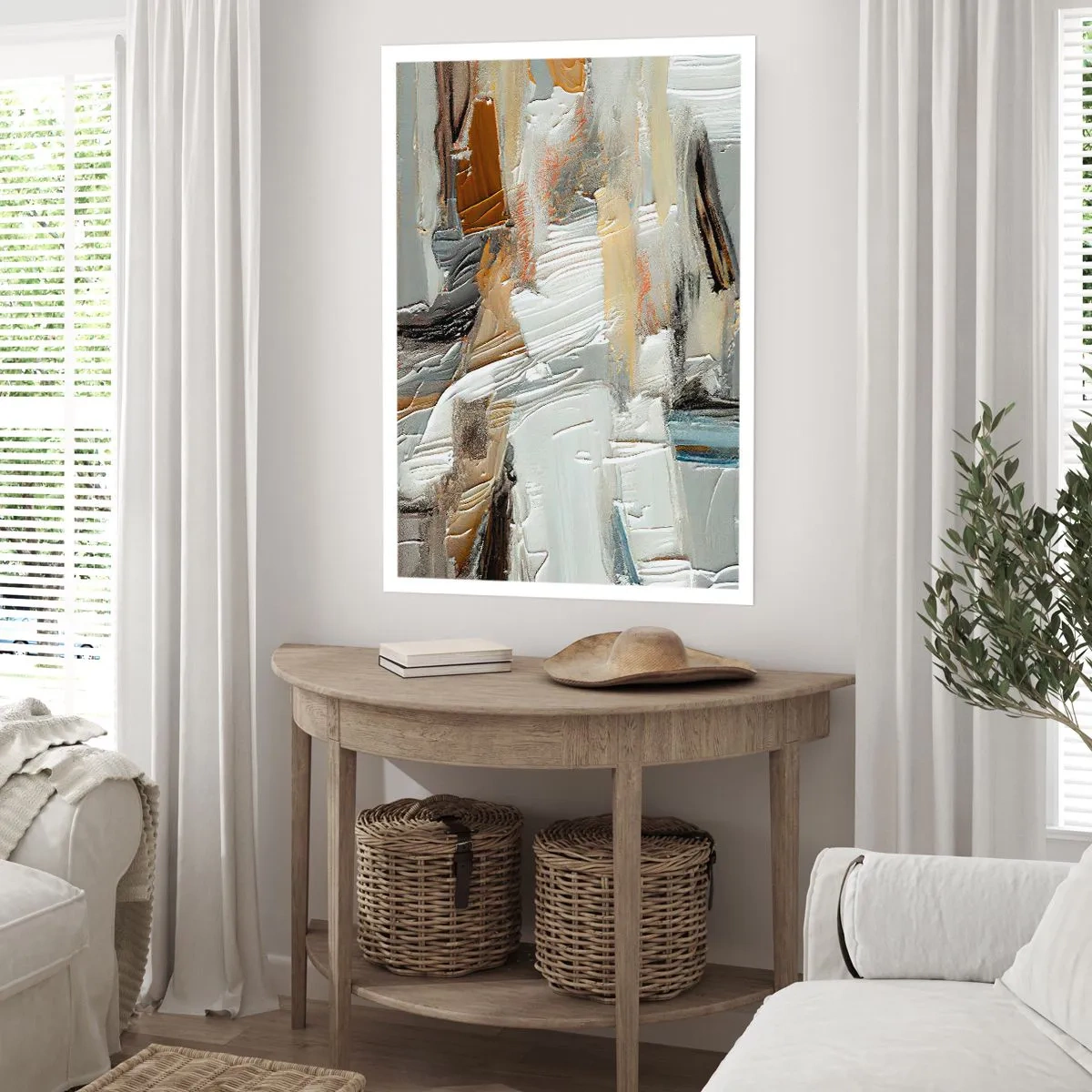 Pôster - Camadas coloridas - 61x91 cm