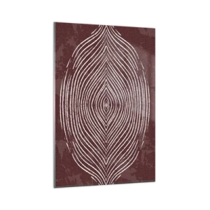 Quadro em vidro - O espaço fala - 80x120 cm