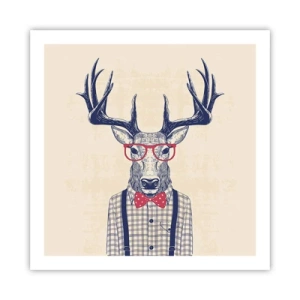 Pôster - Extravagância engraçada - 60x60 cm