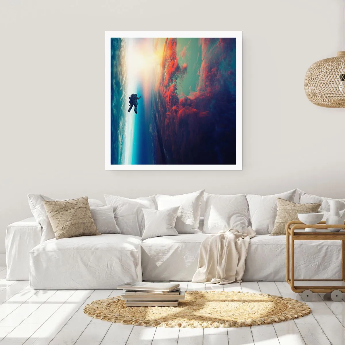 Pôster - Enfrentando o universo - 50x50 cm