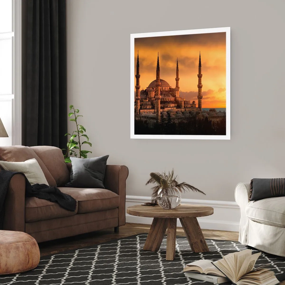 Pôster - Deus é grande - 40x40 cm