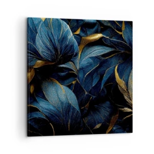 Quadro em tela - Forrado com ouro - 60x60 cm