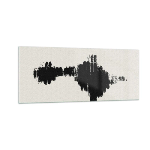 Quadro em vidro - Vibrações da imaginação - 100x40 cm