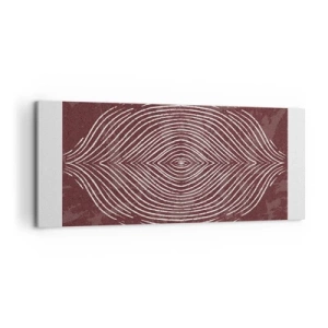 Quadro em tela - O espaço fala - 100x40 cm