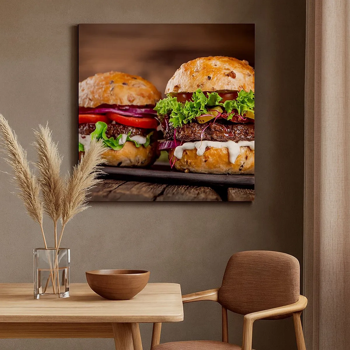 Quadro em tela - Sonho americano - 30x30 cm