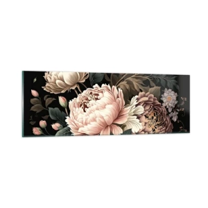 Quadro em vidro - Em estilo barroco - 90x30 cm