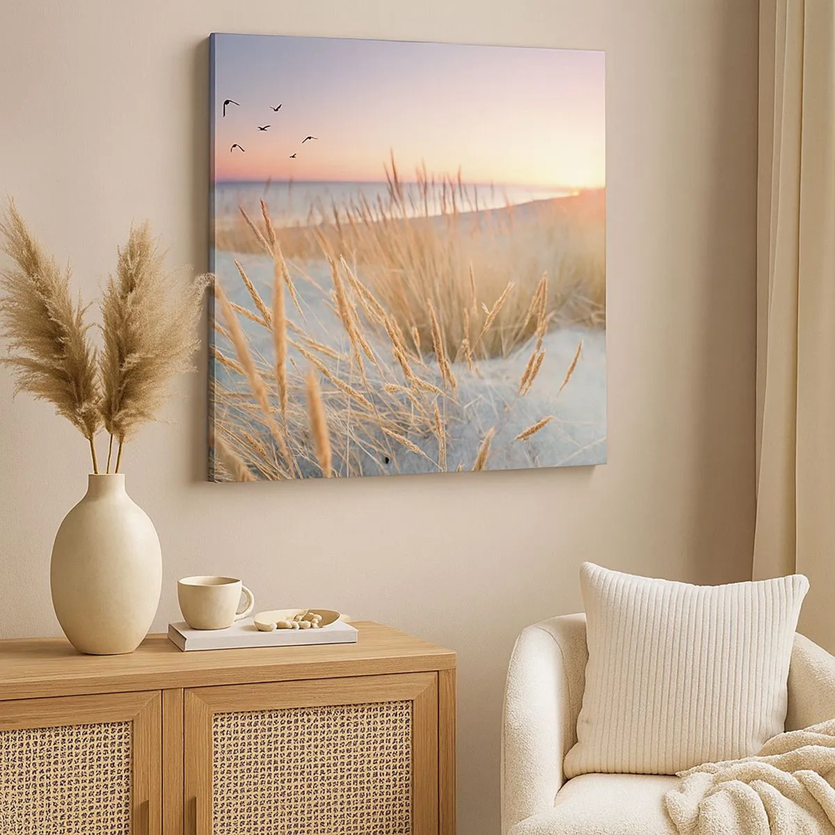 Quadro em tela - Uma canção de embalar do Báltico - 30x30 cm