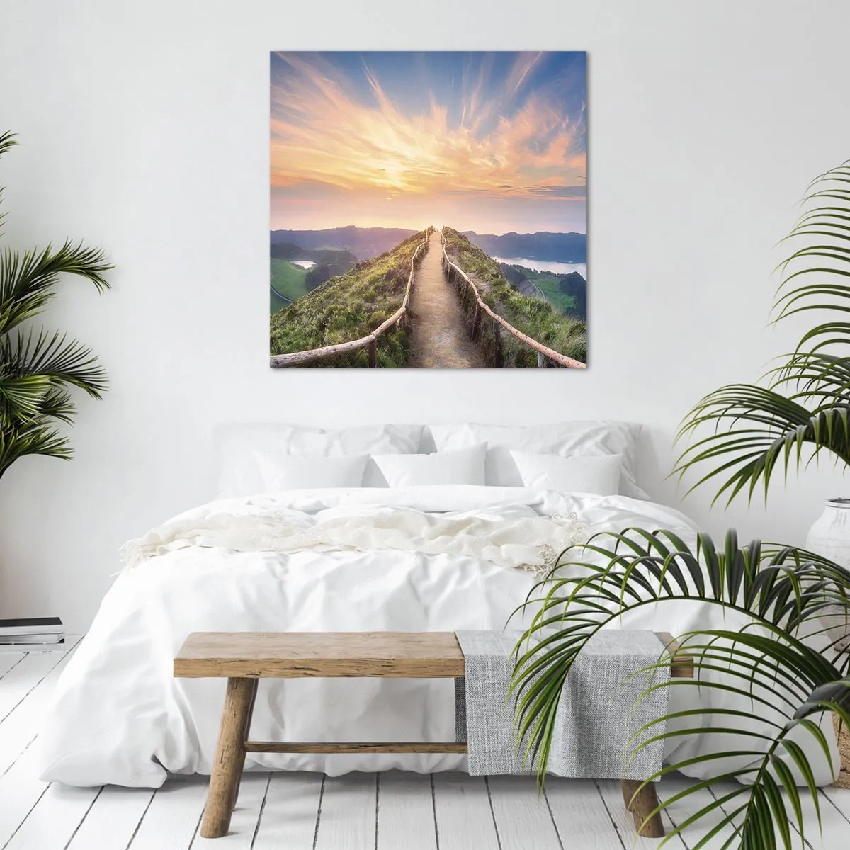 Quadro em tela - Perto do céu - 30x30 cm