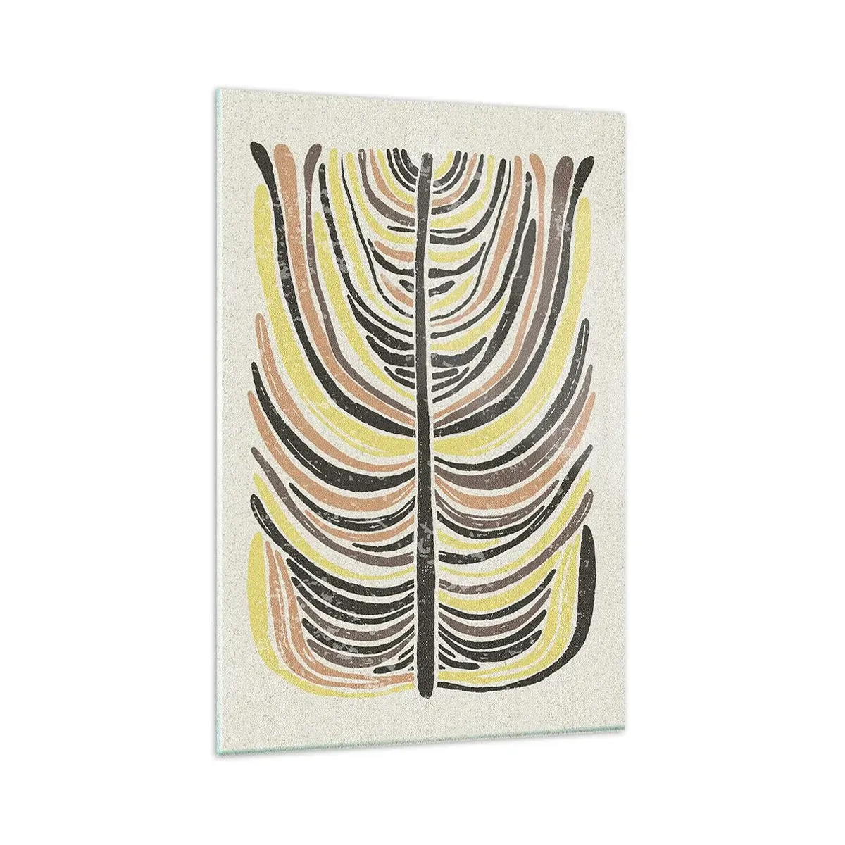 Quadro em vidro - Abstração cheia de vida - 80x120 cm