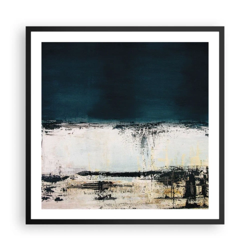 Pôster com moldura preta - Composição horizontal - 60x60 cm