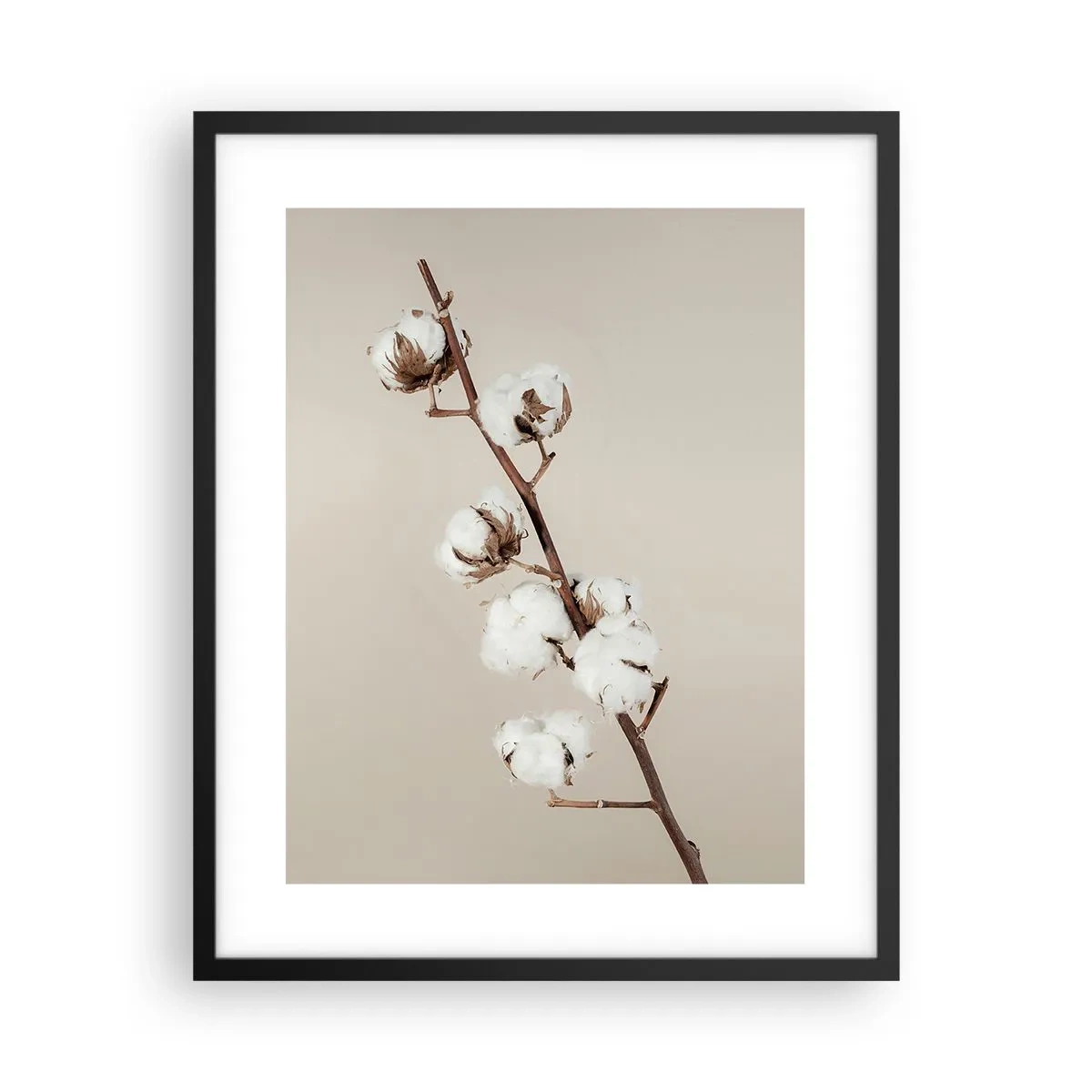 Pôster com moldura preta - Na fonte da suavidade - 40x50 cm